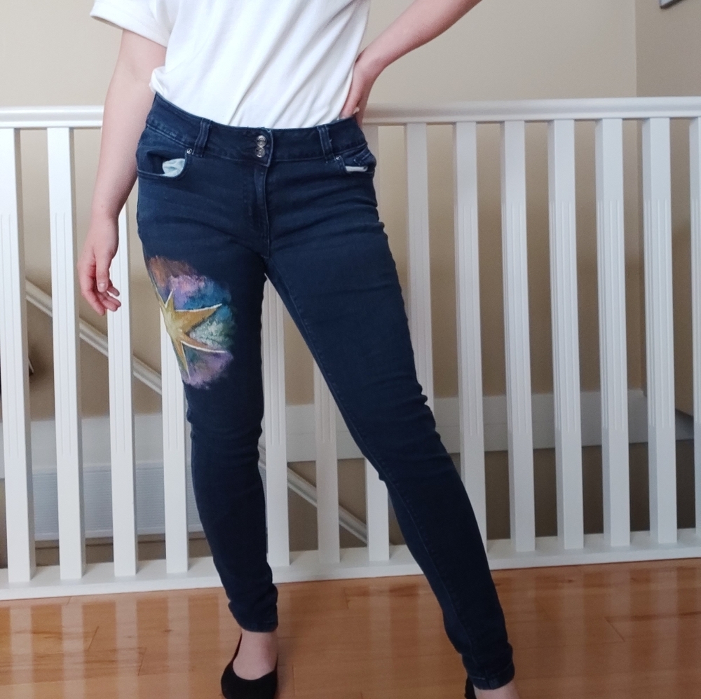 Moon & Star Skinny Jeans